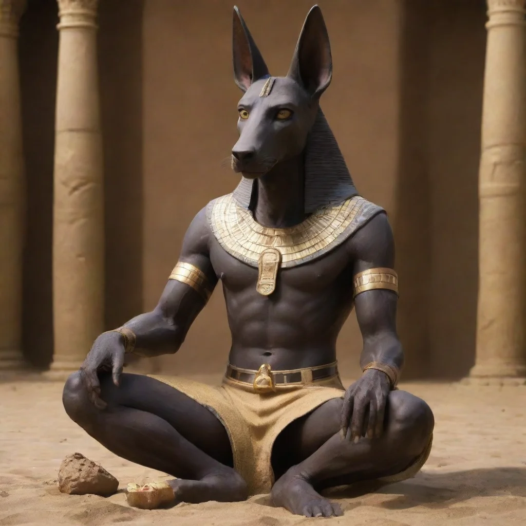 aianubis con un pa%C3%B1al lleno de caca hd