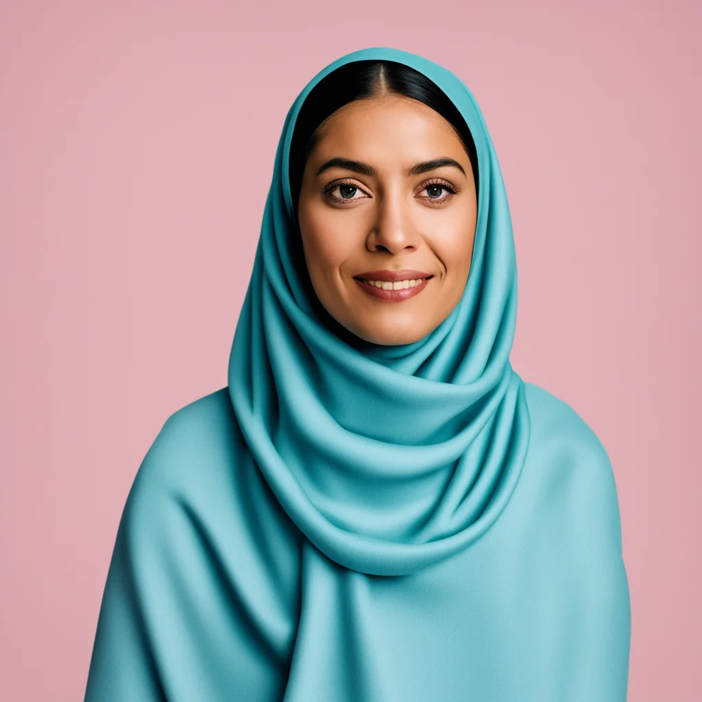 aoc in a hijab confident engaging wow artstation art 3