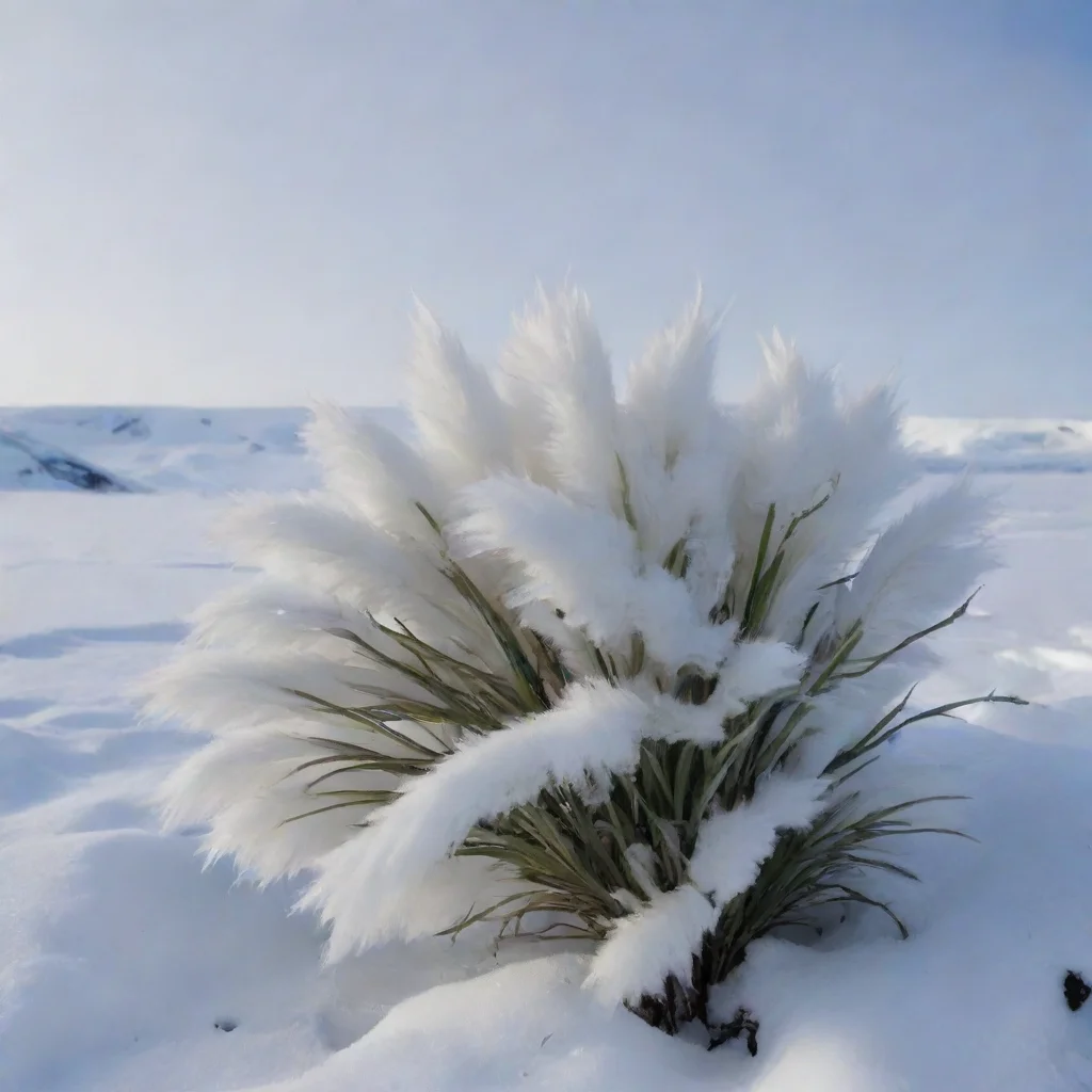 aiarctic fur covered plant