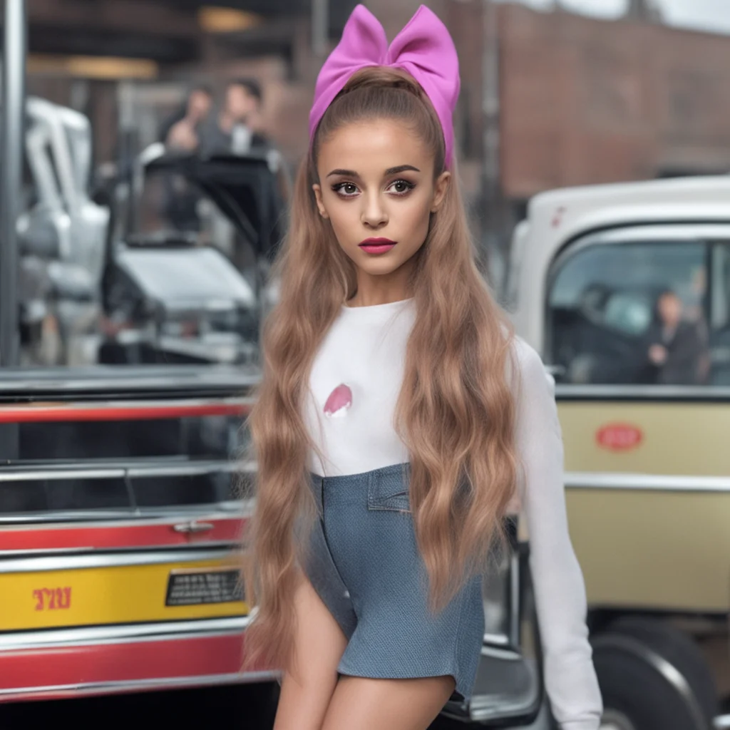 aiariana grande as a skinny bus from harry potter