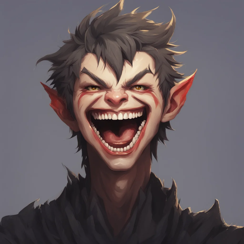 aiartstation art %28%28best quality%29%29%2C %28%28detailed%29%29%2C half human%2C half demon boy%2C smiling with sharp teeth  confident engaging wow 3
