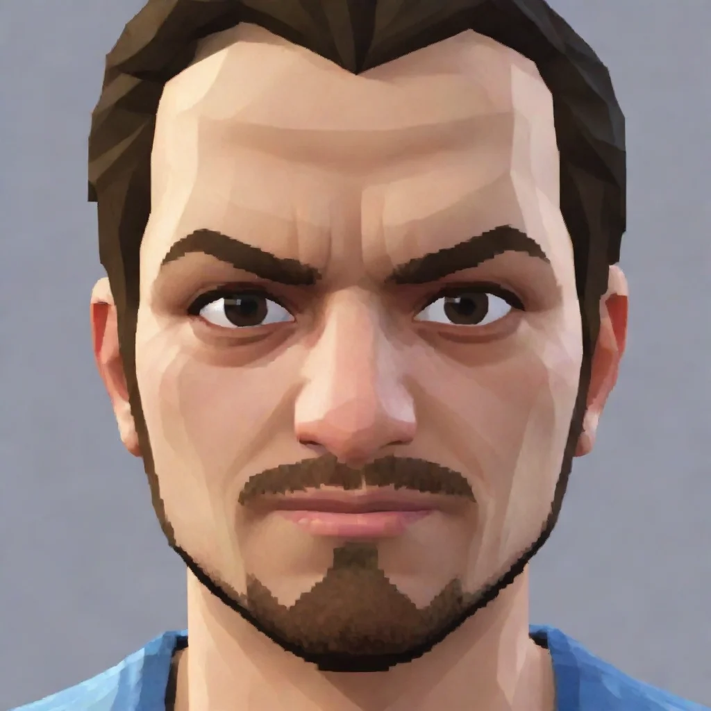 aiartstation art %40hallie%3Alow poly pixelated of close up of %7Bsubject%7D%2C ps2 playstation psx gamecube game gta%2C 3d %E2%80%94style confident engaging wow 3
