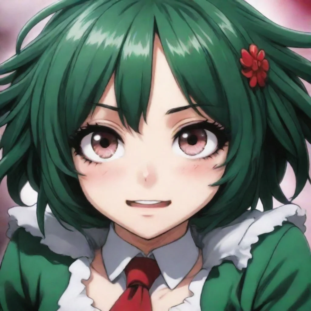 aiartstation art  my hero academia deku%27s yandere sister confident engaging wow 3