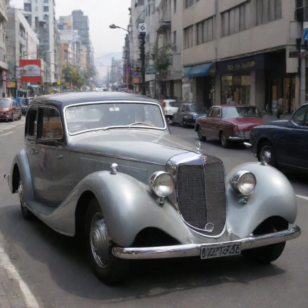 aiartstation art 1939 mercedes 770k in tokyo confident engaging wow 3