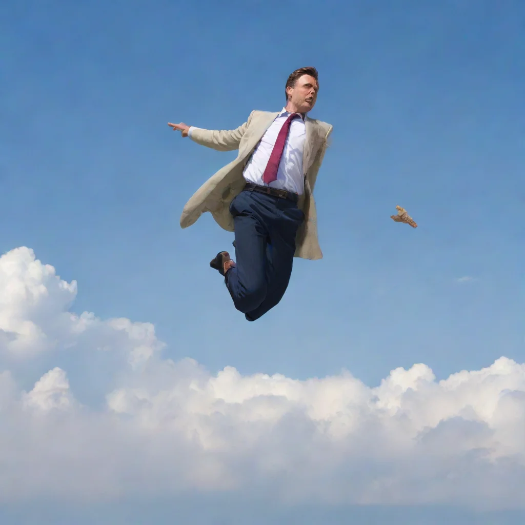 aiartstation art a man on air confident engaging wow 3