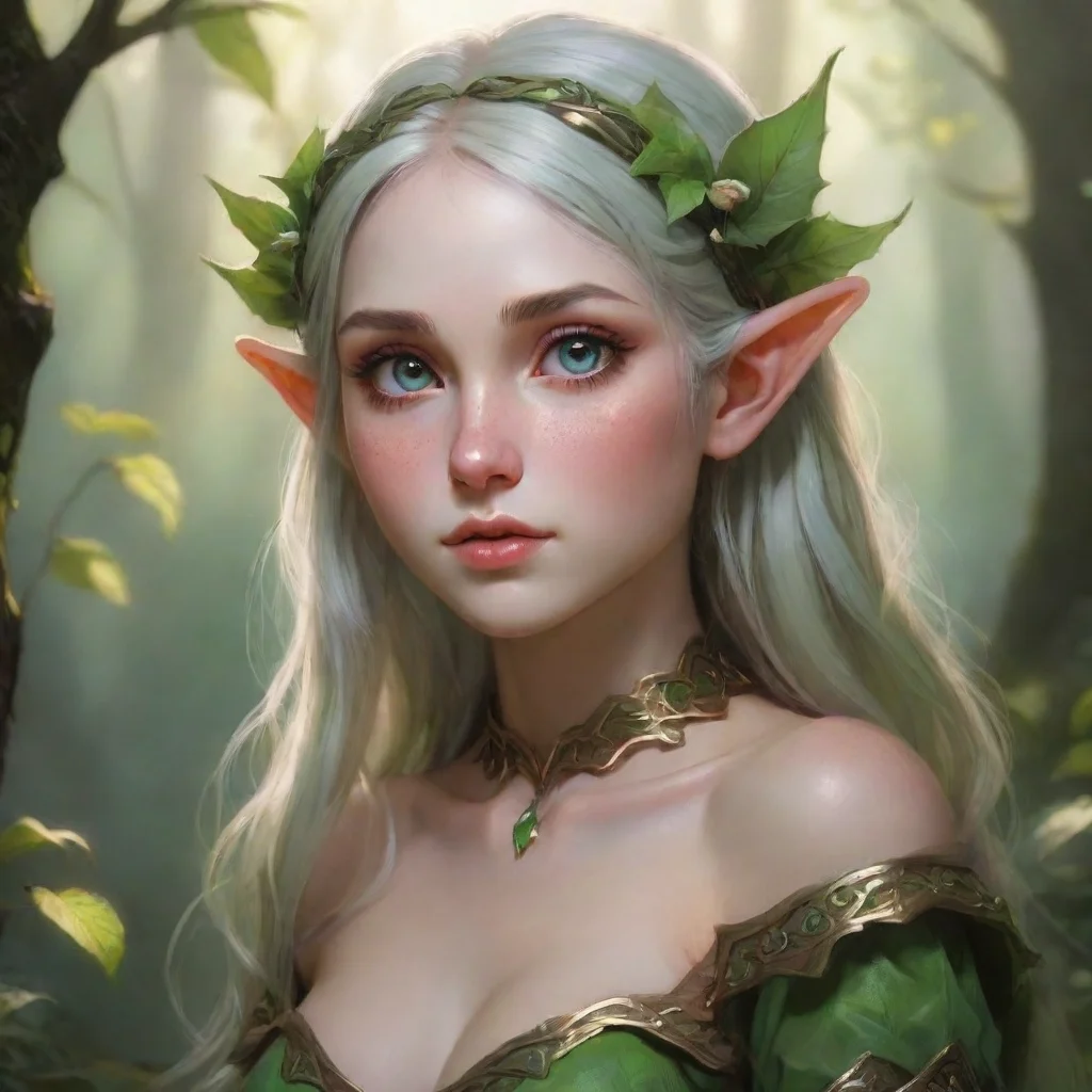 aiartstation art aesthetic character elf fantasy art confident engaging wow 3