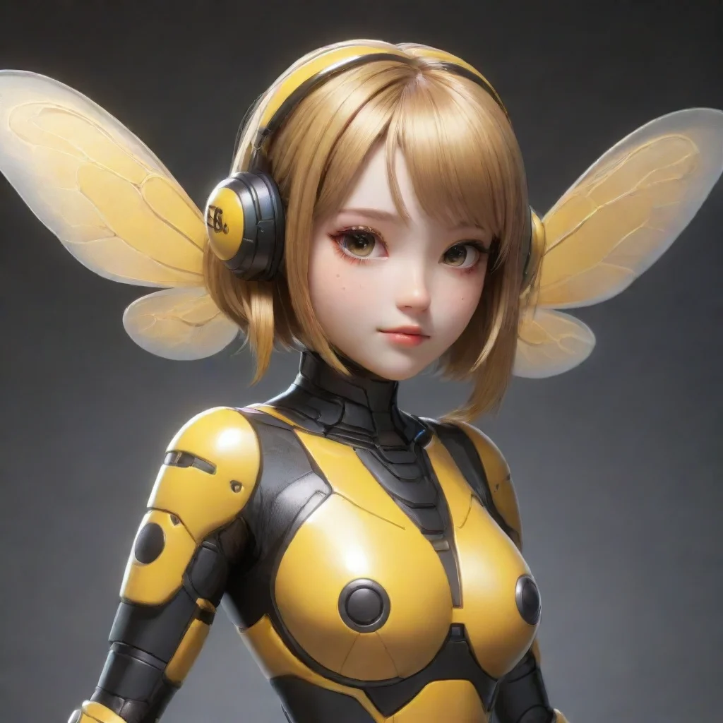 aiartstation art ai bee girl confident engaging wow 3