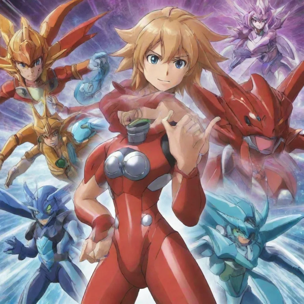 aiartstation art anime%2C bakugan confident engaging wow 3
