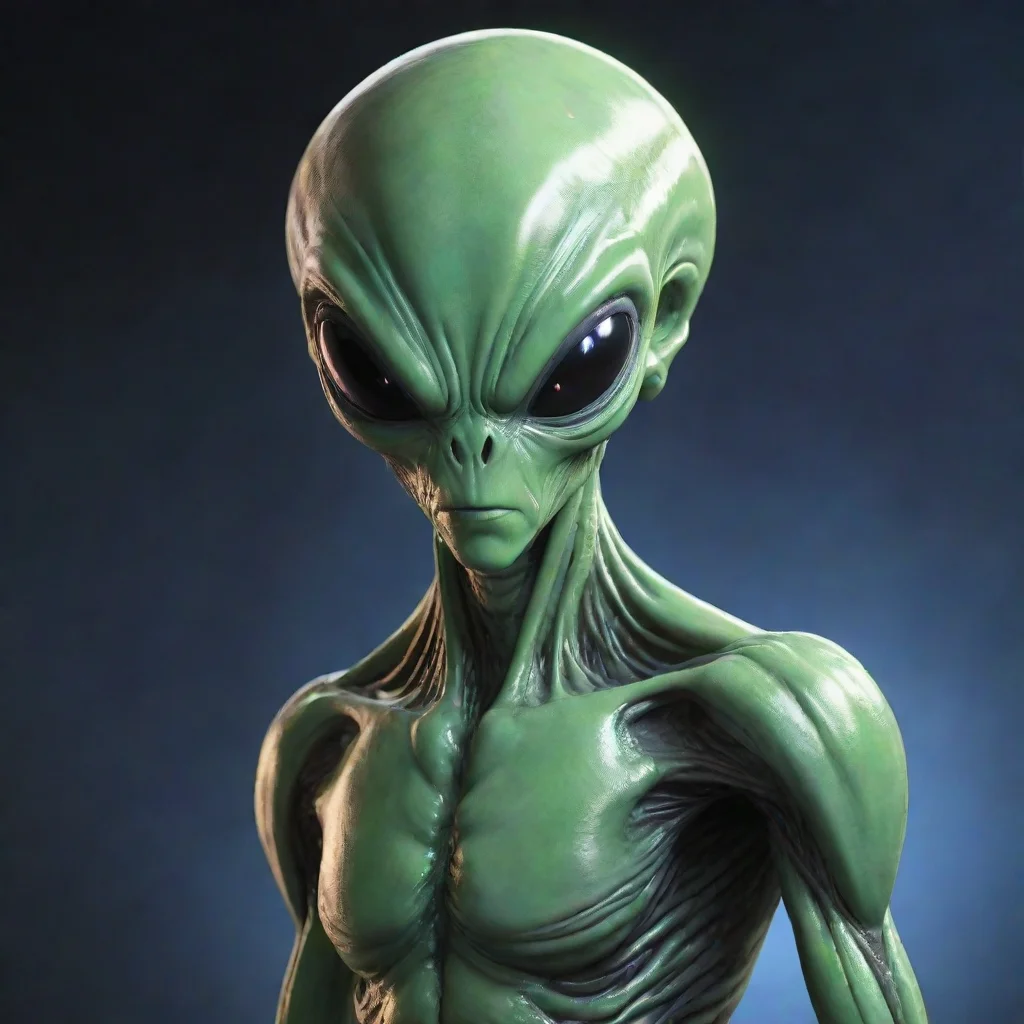 aiartstation art anime style alien confident engaging wow 3