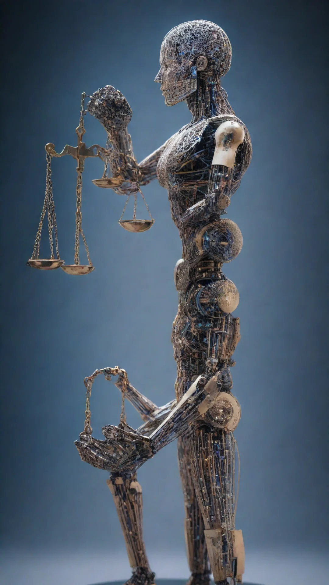 aiartstation art artificial intelligence%2C blockchain%2C law%2C justice%2C technology confident engaging wow 3 tall