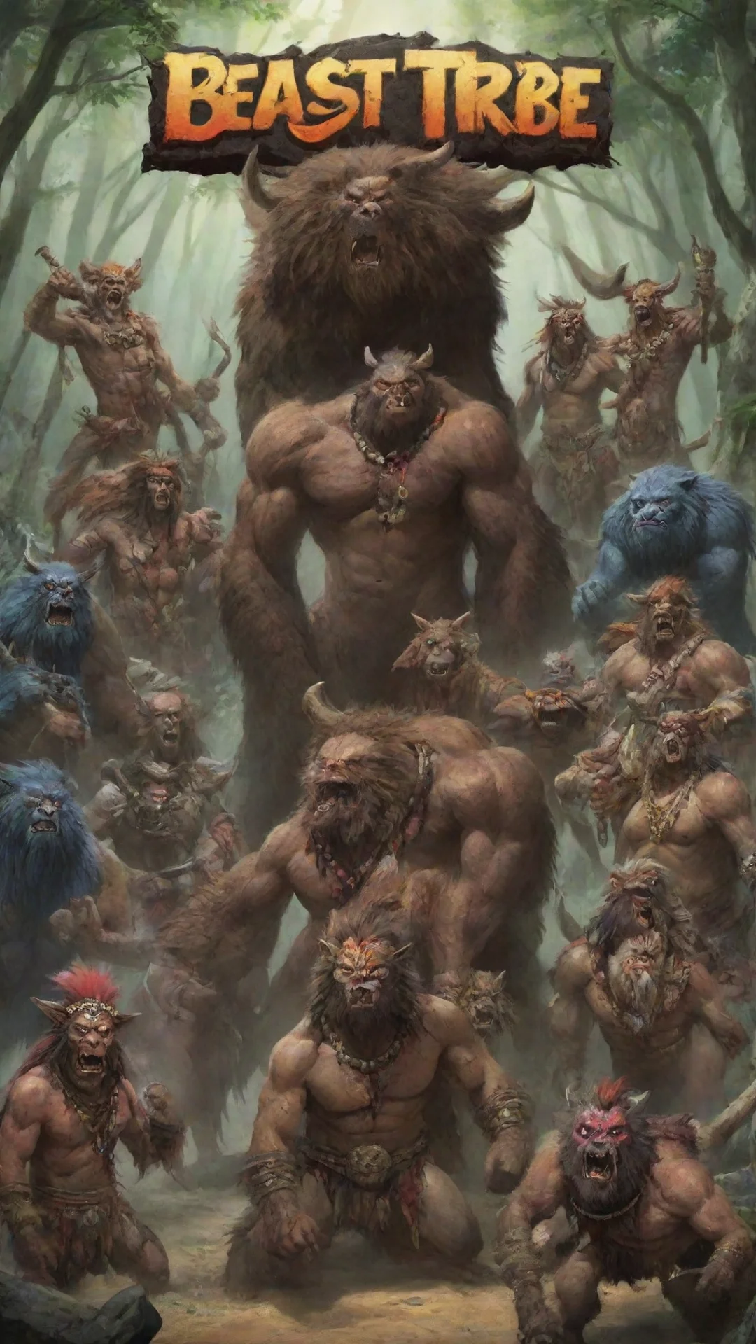 aiartstation art beast tribe confident engaging wow 3 tall