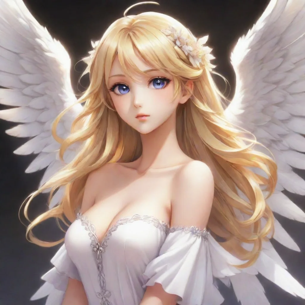 aiartstation art beautiful blonde anime angel confident engaging wow 3