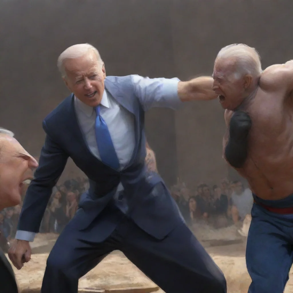 aiartstation art biden getting punched in the face confident engaging wow artstation art 3 confident engaging wow 3