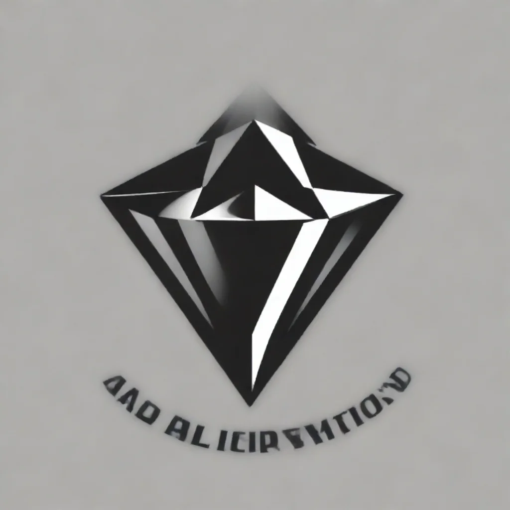 aiartstation art black diamond logo confident engaging wow 3