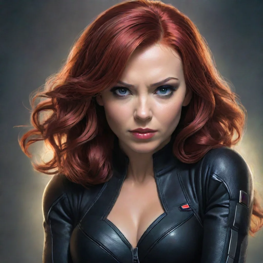 aiartstation art black widow domintes confident engaging wow 3