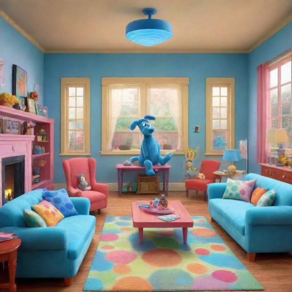 aiartstation art blues clues and you living room confident engaging wow 3