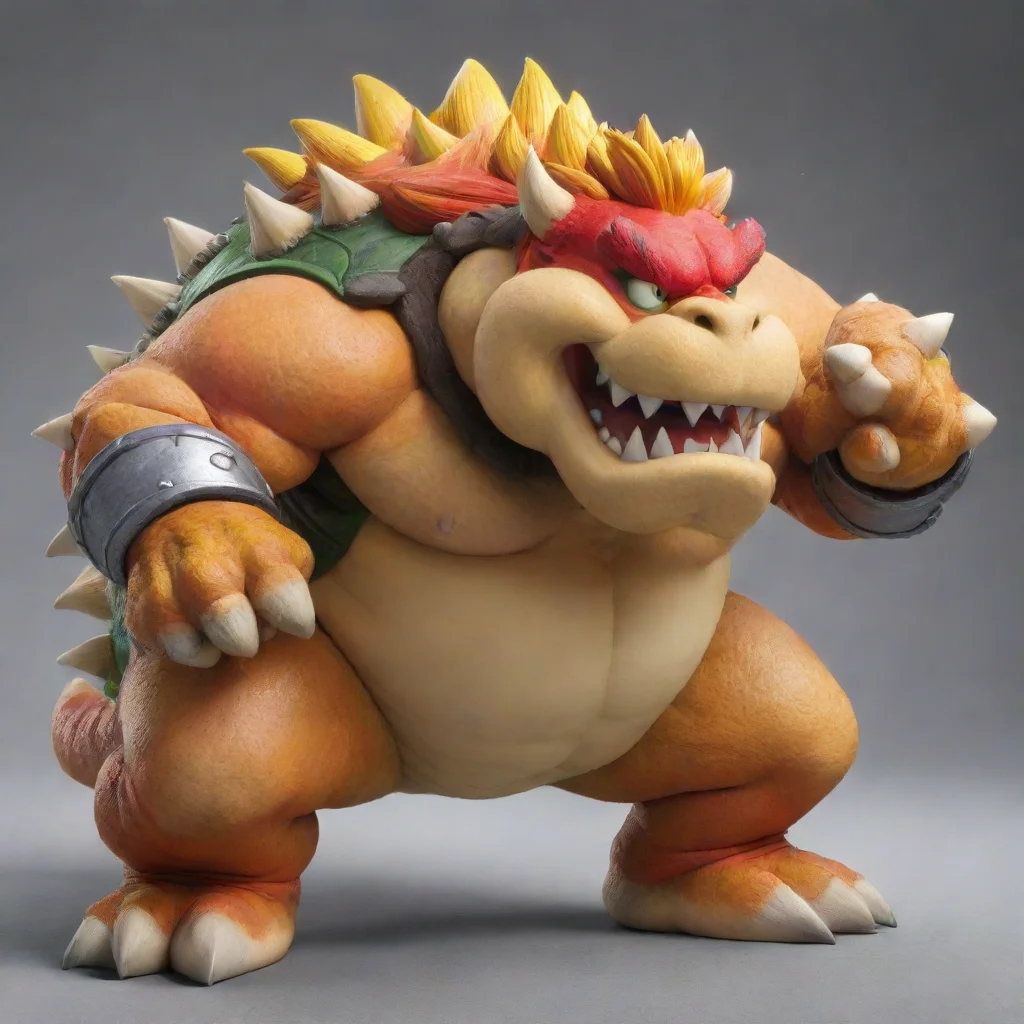 aiartstation art bowser  confident engaging wow 3