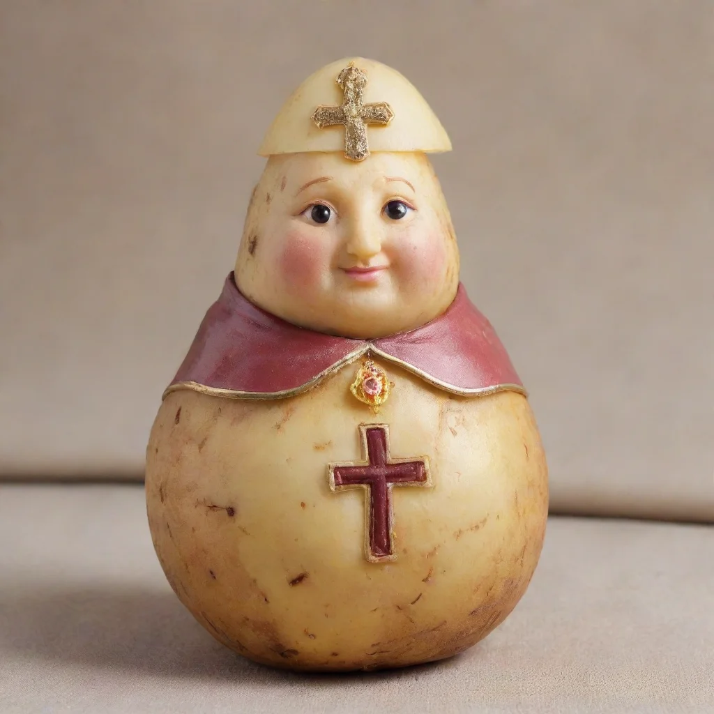 aiartstation art catholic potato confident engaging wow 3