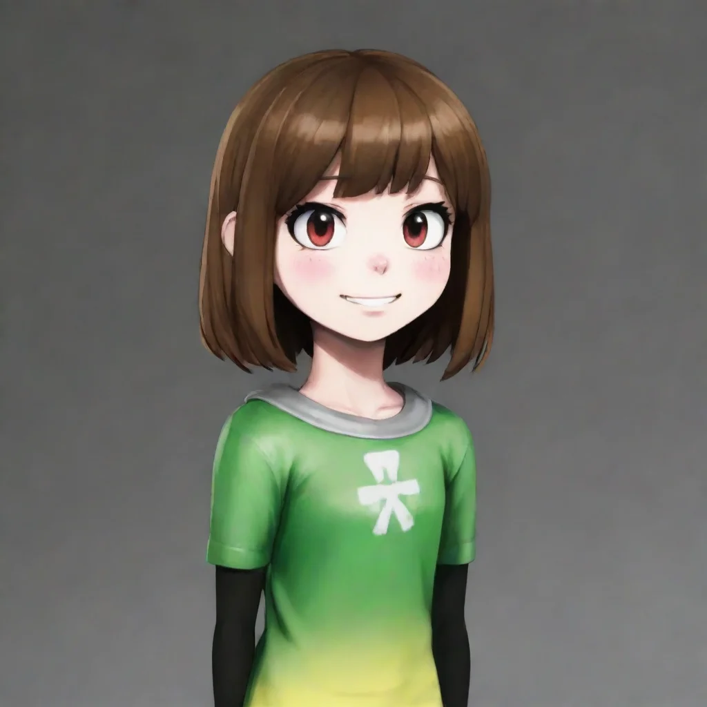 aiartstation art chara from undertale confident engaging wow 3