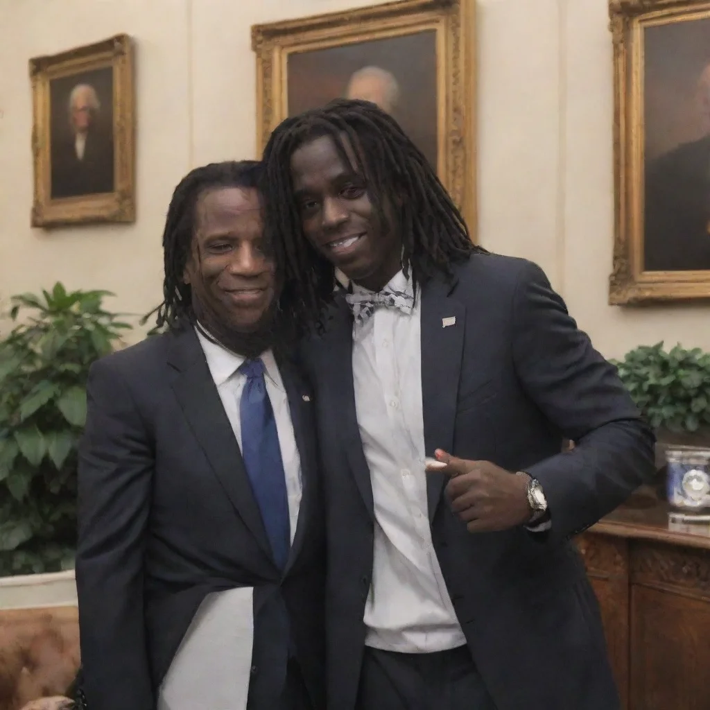 aiartstation art chief keef and joe biden smoking blunt in the white house confident engaging wow 3