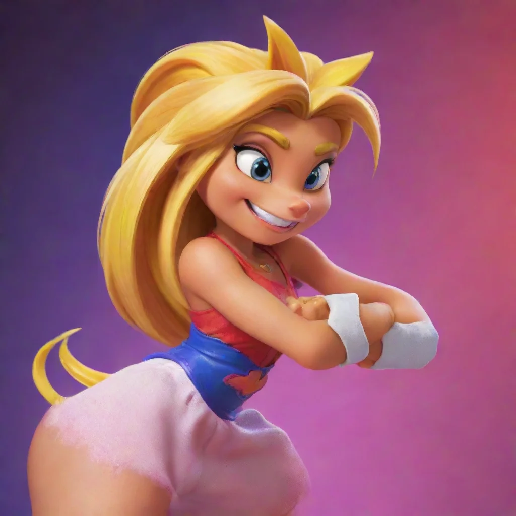 aiartstation art coco bandicoot confident engaging wow 3