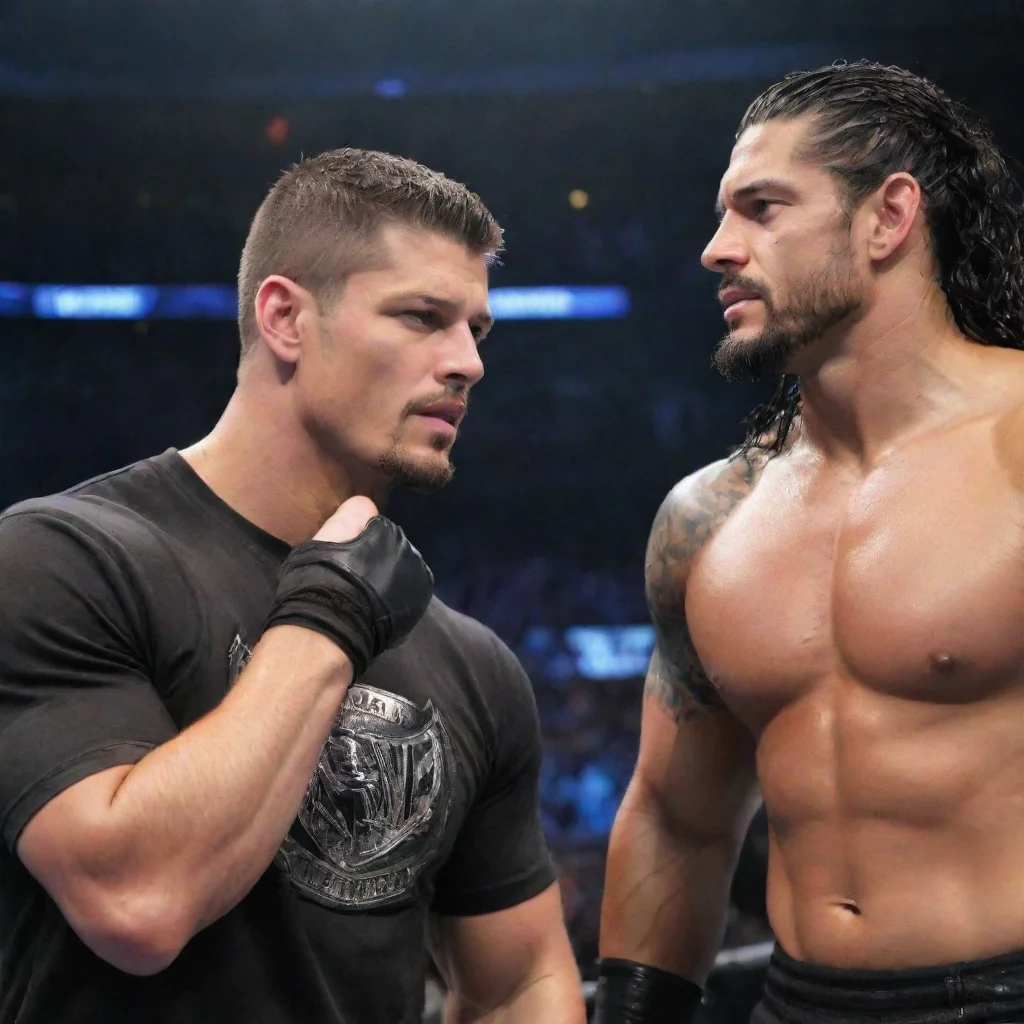 aiartstation art cody rhodes and roman reigns  confident engaging wow 3