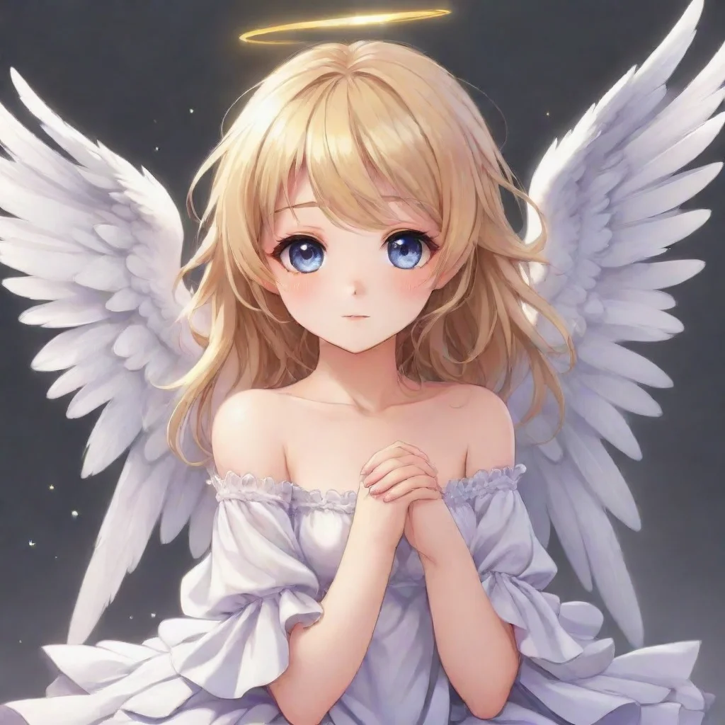 artstation art cute anime angel confident engaging wow 3