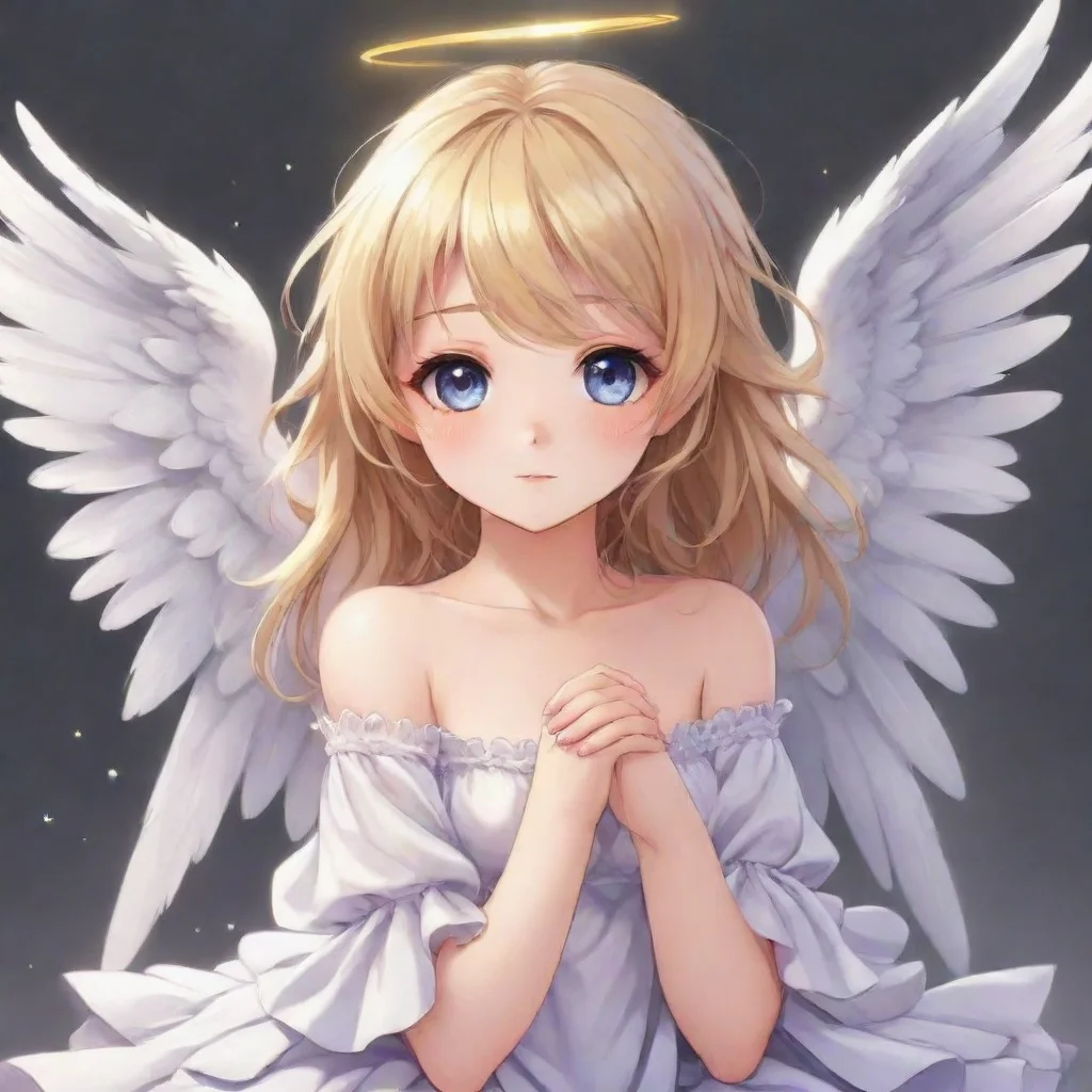 aiartstation art cute anime angel confident engaging wow 3