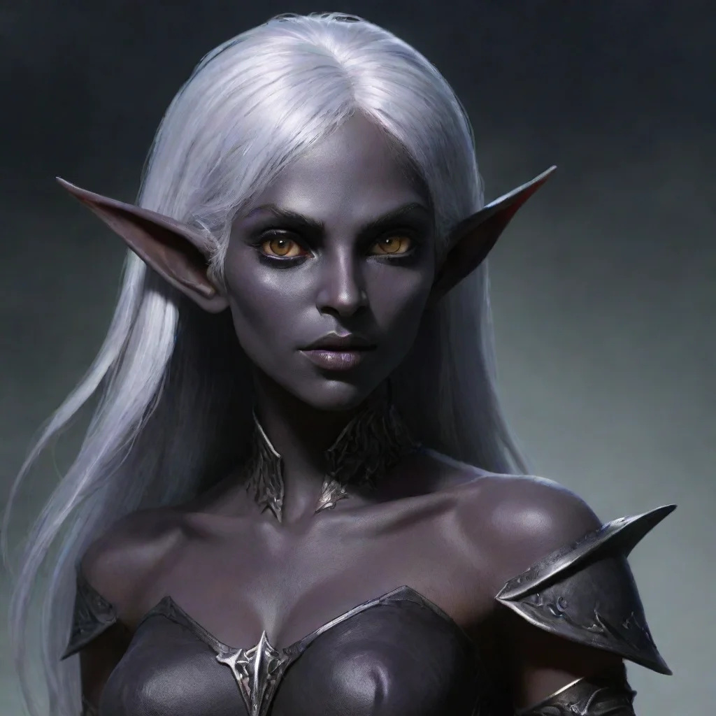 aiartstation art dark elf confident engaging wow 3