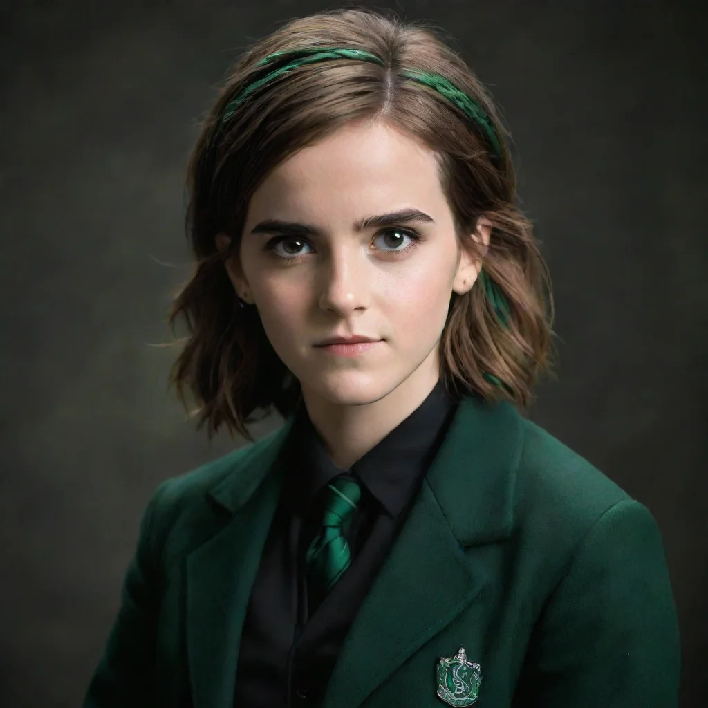 aiartstation art emma watson as a slytherin confident engaging wow 3
