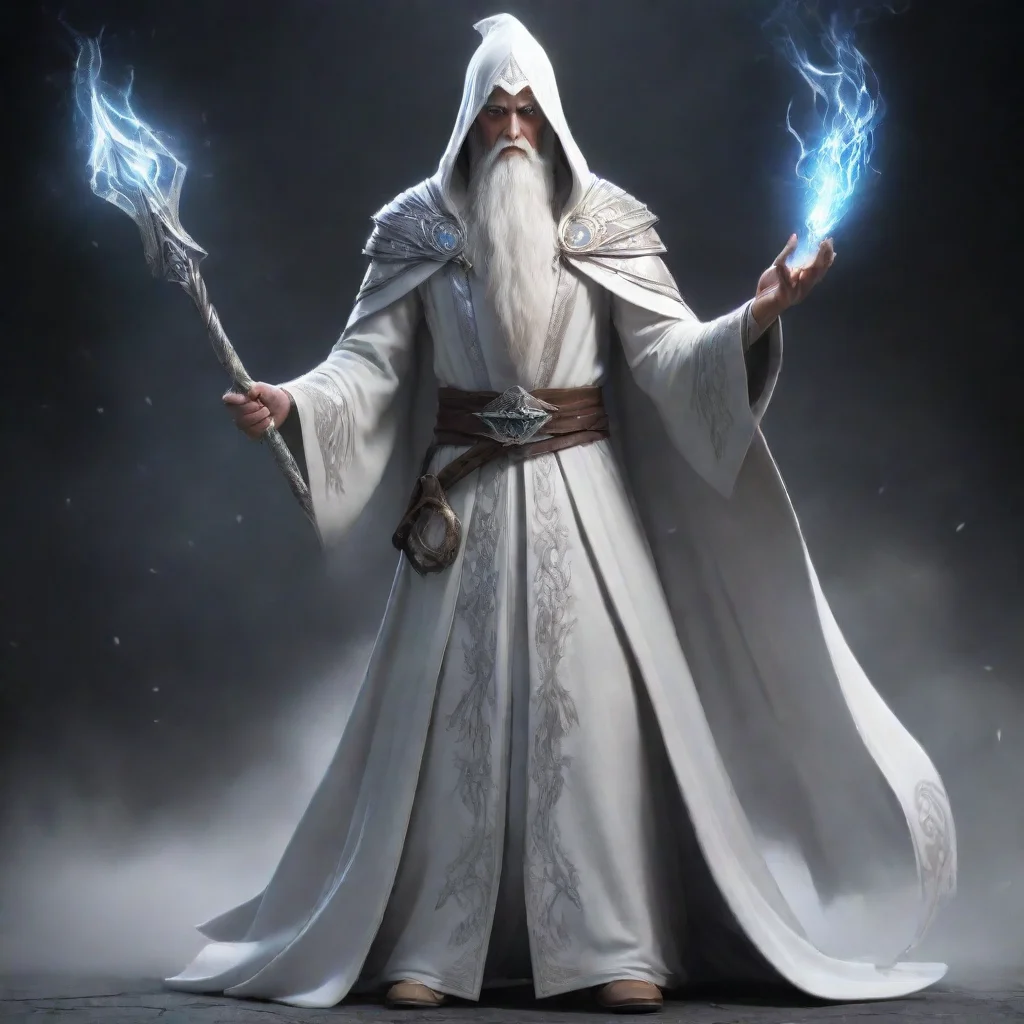 artstation art epic character hd white wizard confident engaging wow 3