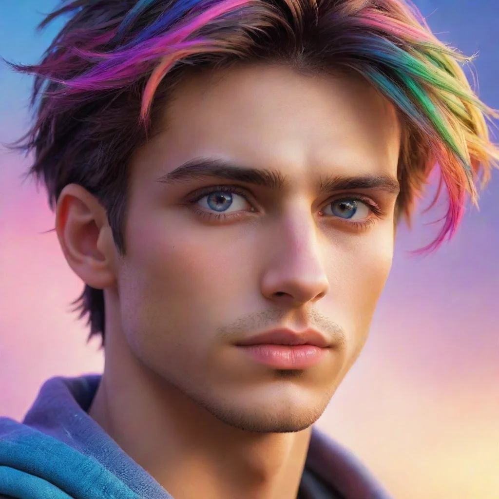 artstation art epic male character super chill cool gorgeous stunning pose realism profile pic colorful clear clarity details hd aesthetic best quality eyes clear confident engaging wow 3
