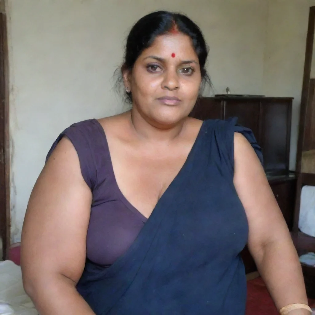 aiartstation art extremely obese mature tamil aunty maid confident engaging wow 3