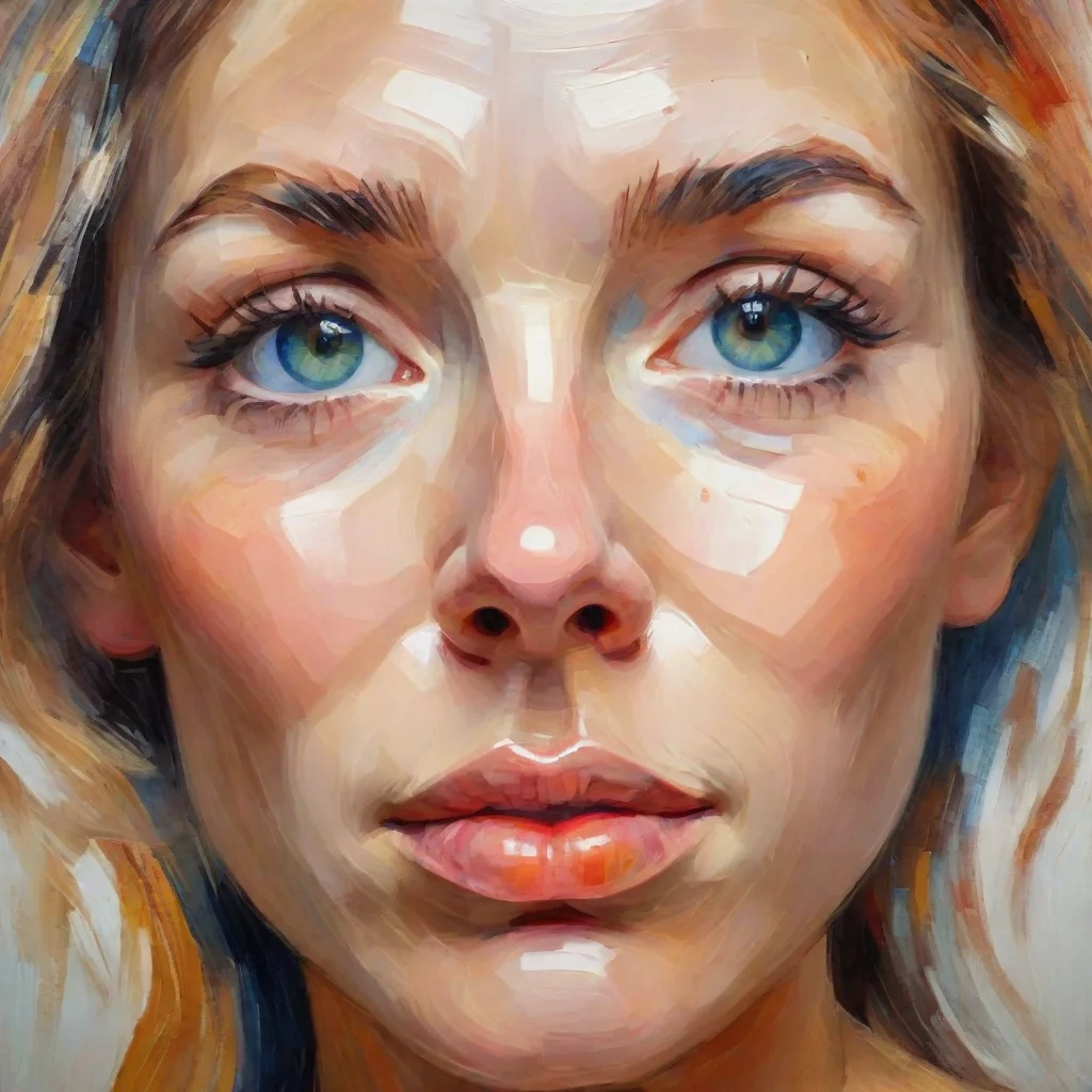 aiartstation art face impressionism confident engaging wow 3