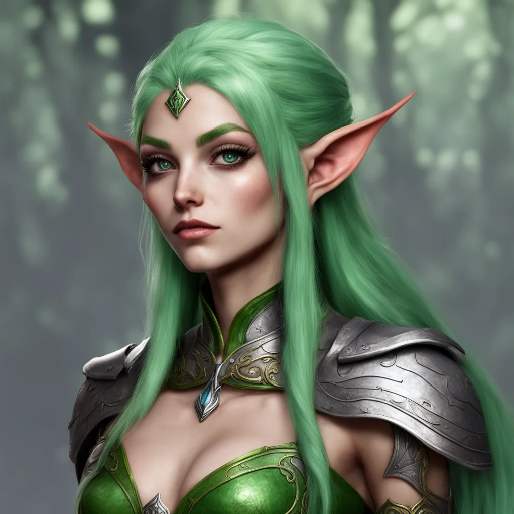 artstation art fantasy elf female  confident engaging wow 3