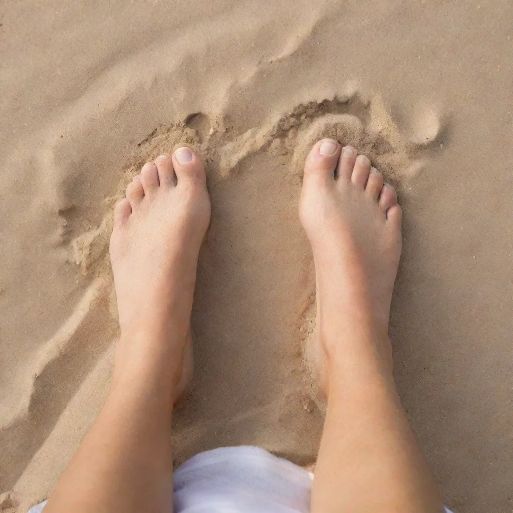 artstation art feet sticking out of sand confident engaging wow 3