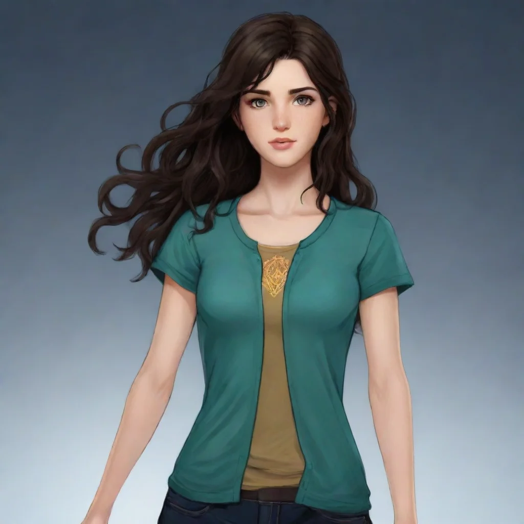 artstation art female percy jackson oc confident engaging wow 3