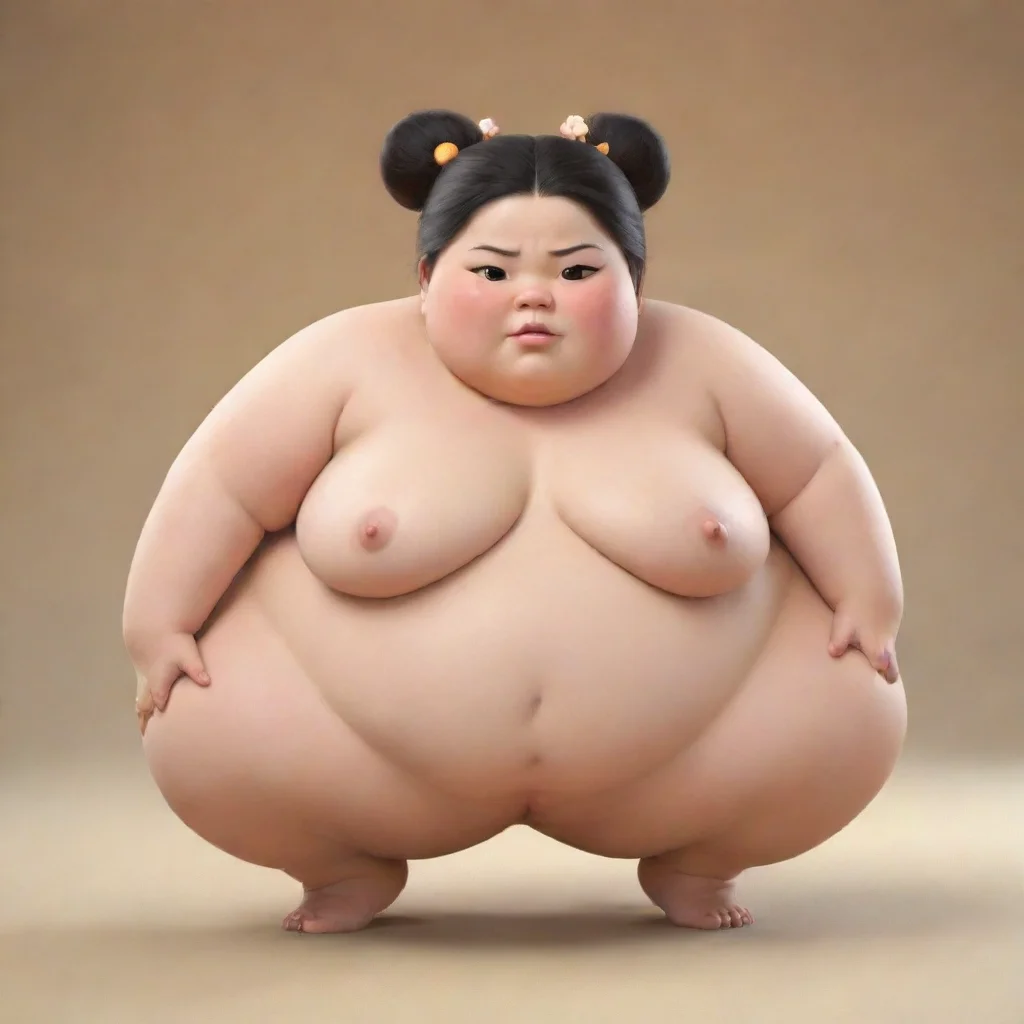 artstation art feminine cute sumo confident engaging wow 3