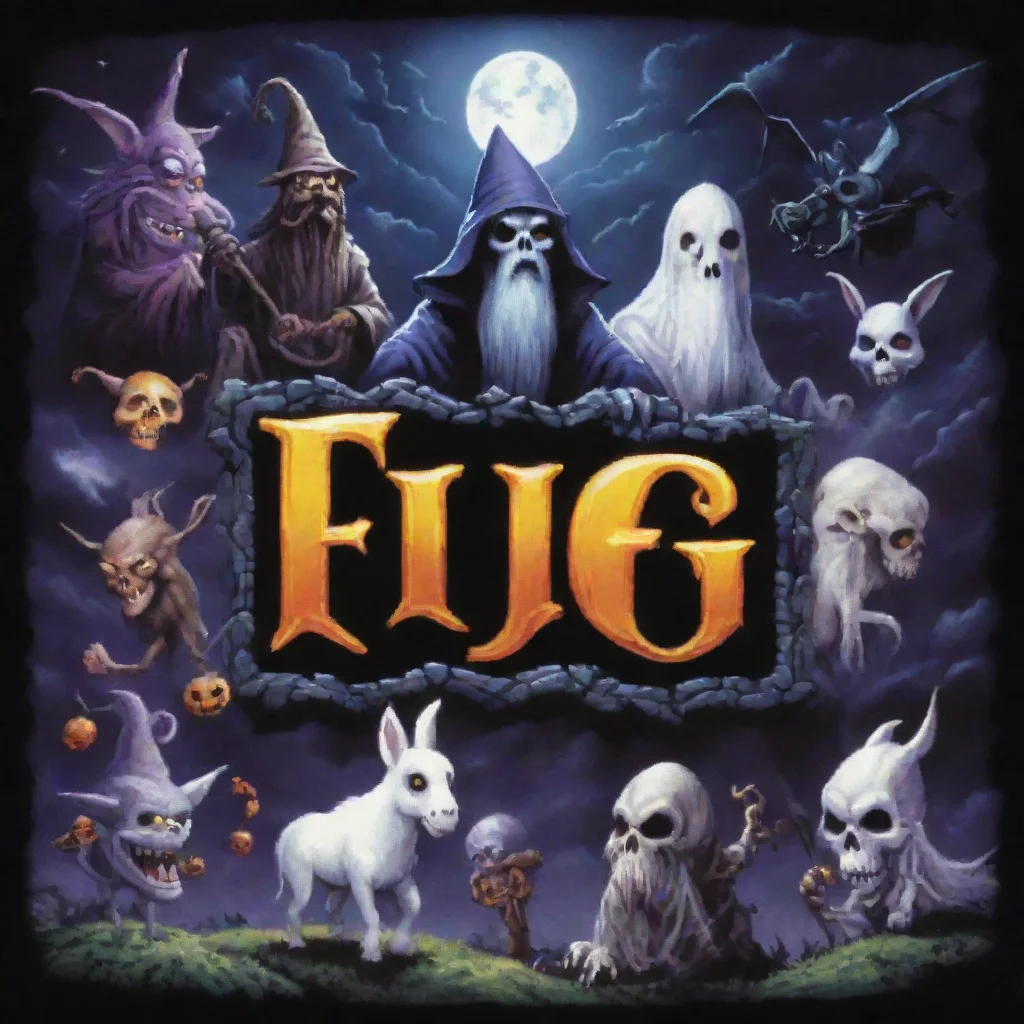 aiartstation art fig sign%2C wizard%2C donkey%2C ghost%2C ps1%2C 16bit%2C skulls%2C ps1%2C dark skies%2C 2000s nostalgia confident engaging wow 3