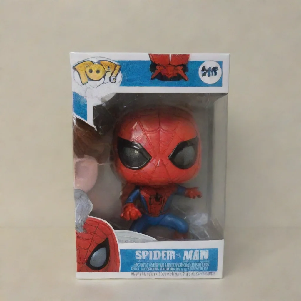 aiartstation art funko pop spider man confident engaging wow 3