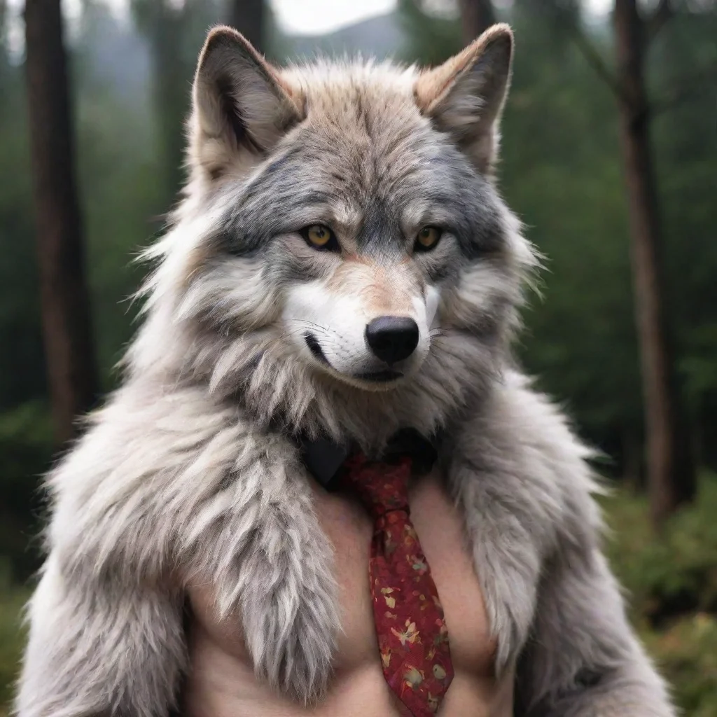 aiartstation art furry wolf confident engaging wow 3