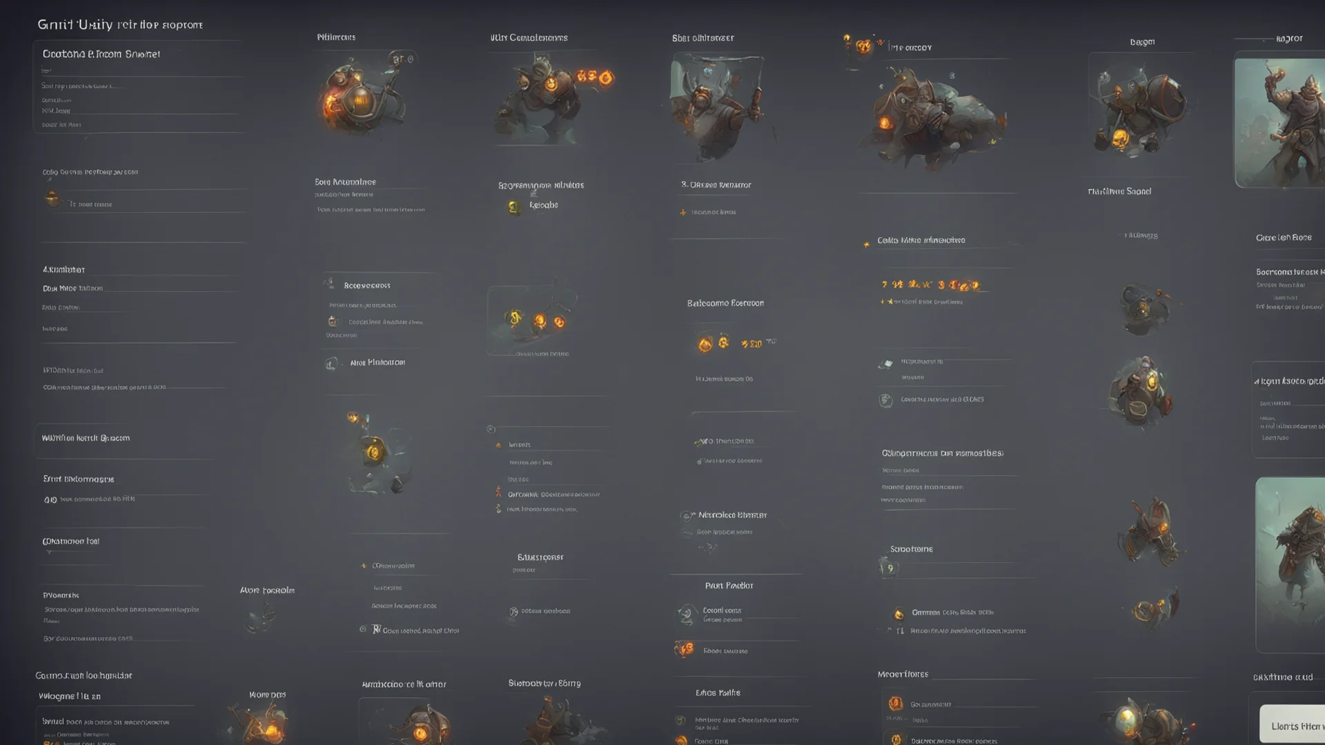 aiartstation art game ui%2C unit description%2C stats%2C name%2C picture confident engaging wow 3 wide