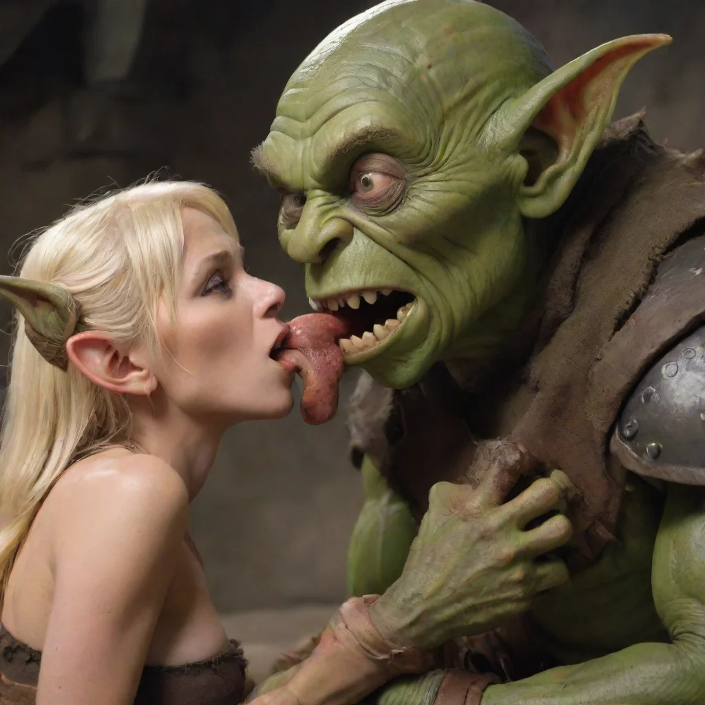 aiartstation art goblins tie up and gag a blonde woman. one goblin hand his hand over the woman%27s mouth to prevent her from speaking confident engaging wow 3