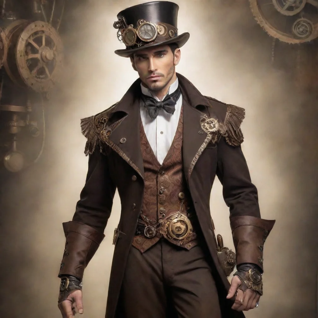 aiartstation art god steampunk masculine confident engaging wow 3