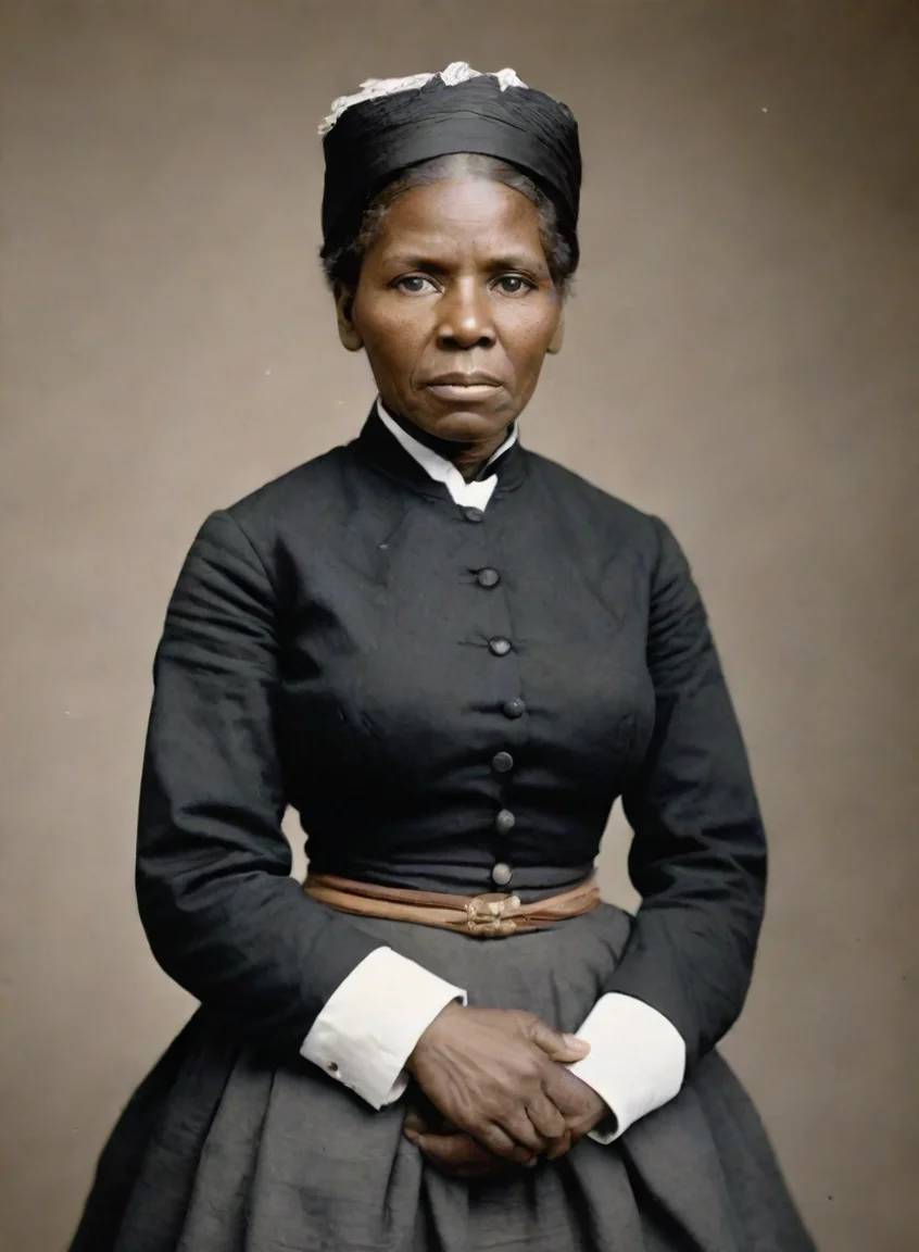 artstation art harriet tubman in civil war general uniform confident engaging wow 3 portrait43