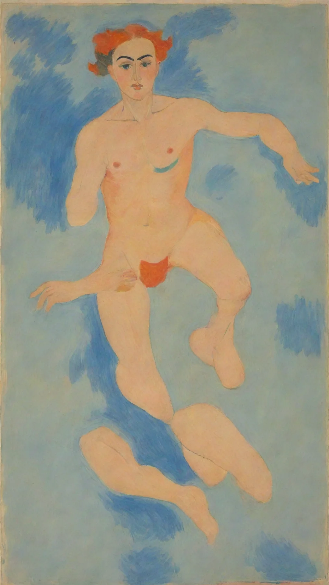 aiartstation art henri matisse%2C athlete running%2C olympics confident engaging wow 3 tall