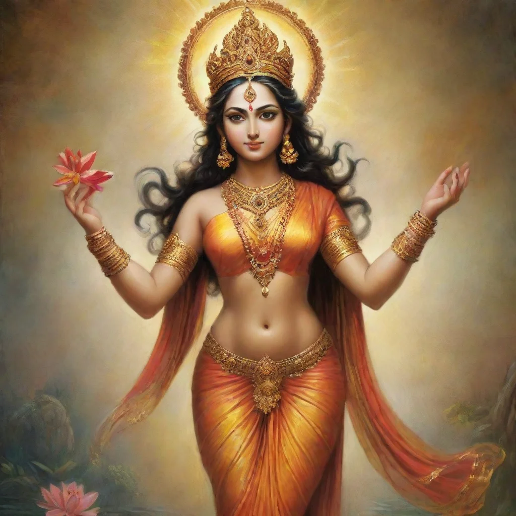 aiartstation art hindu goddess confident engaging wow 3