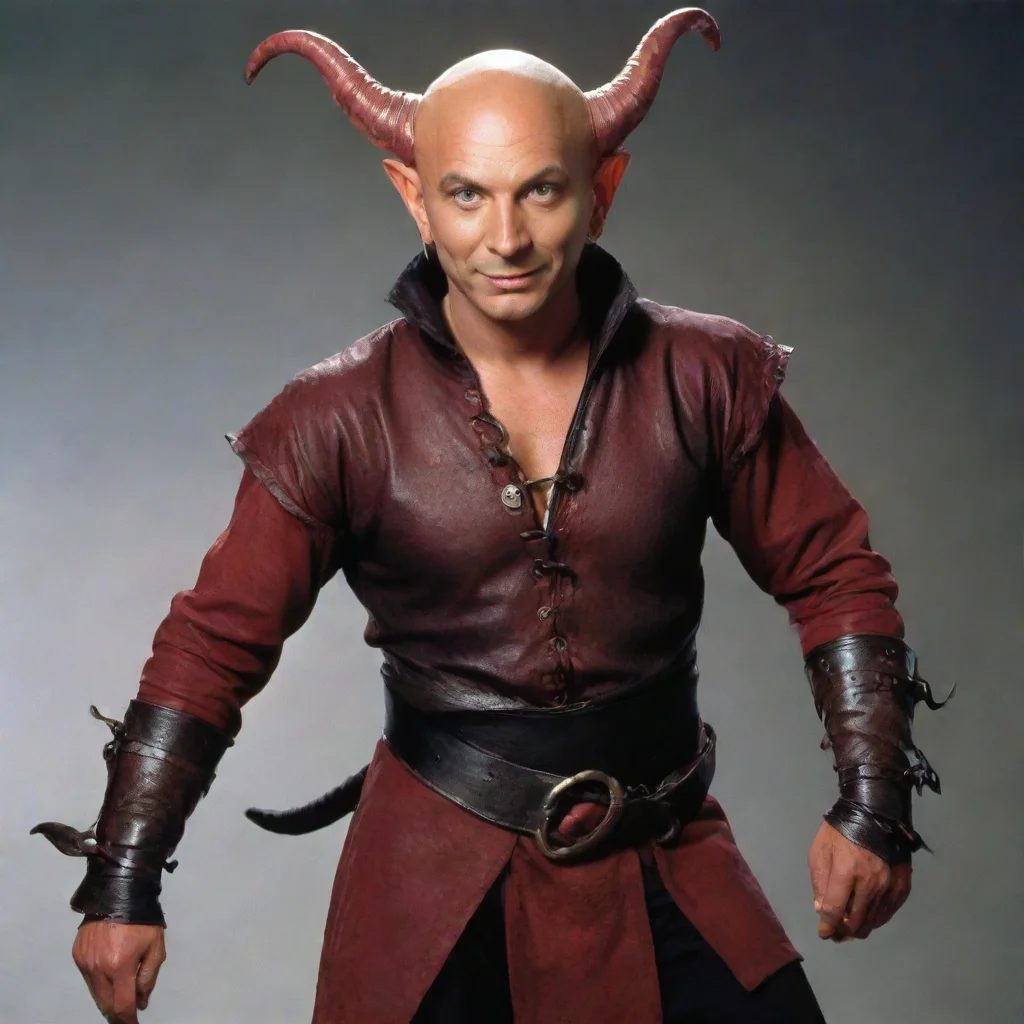 aiartstation art howie mandel as a tiefling from dungeons and dragons confident engaging wow 3