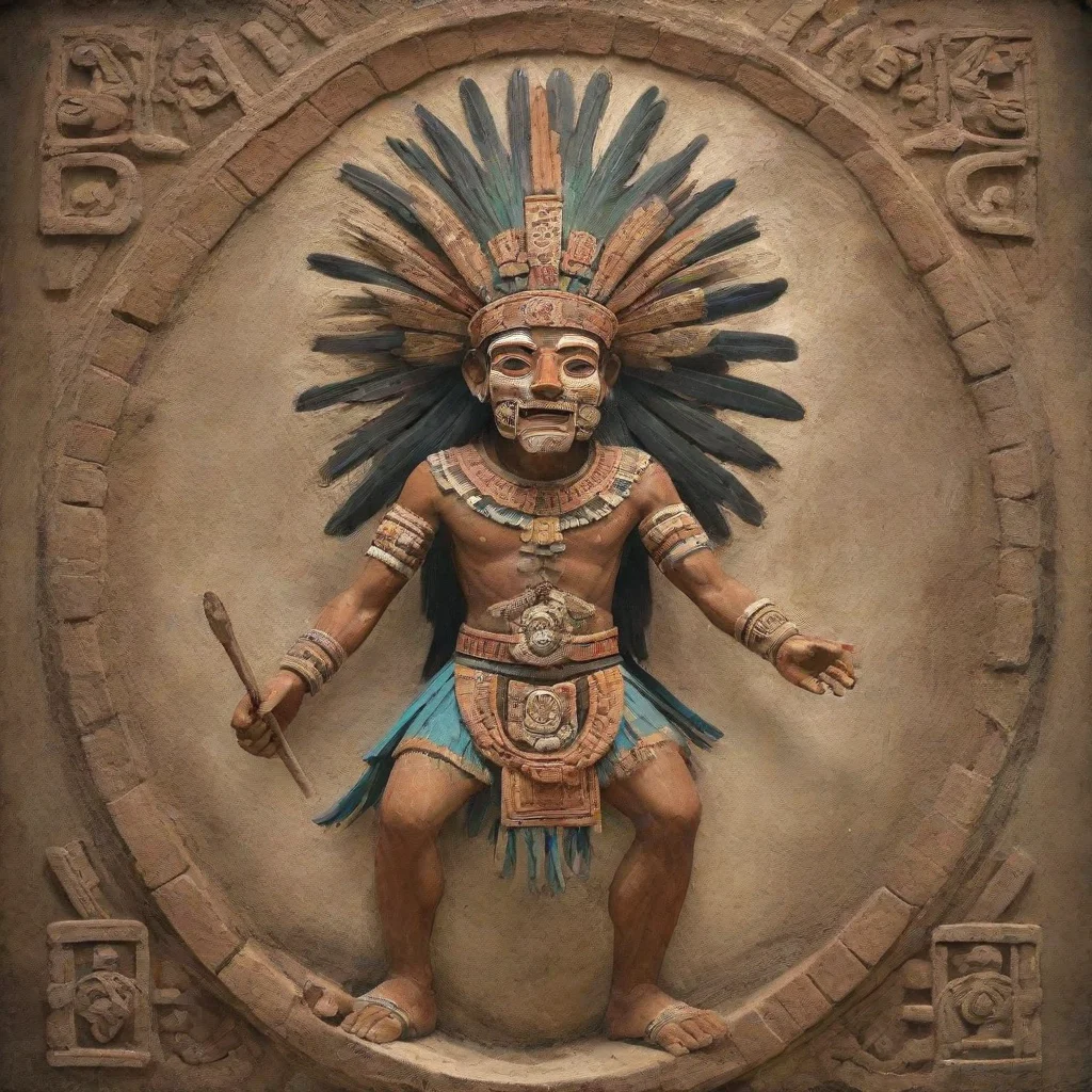 aiartstation art huitizilopochtli aztec god confident engaging wow 3