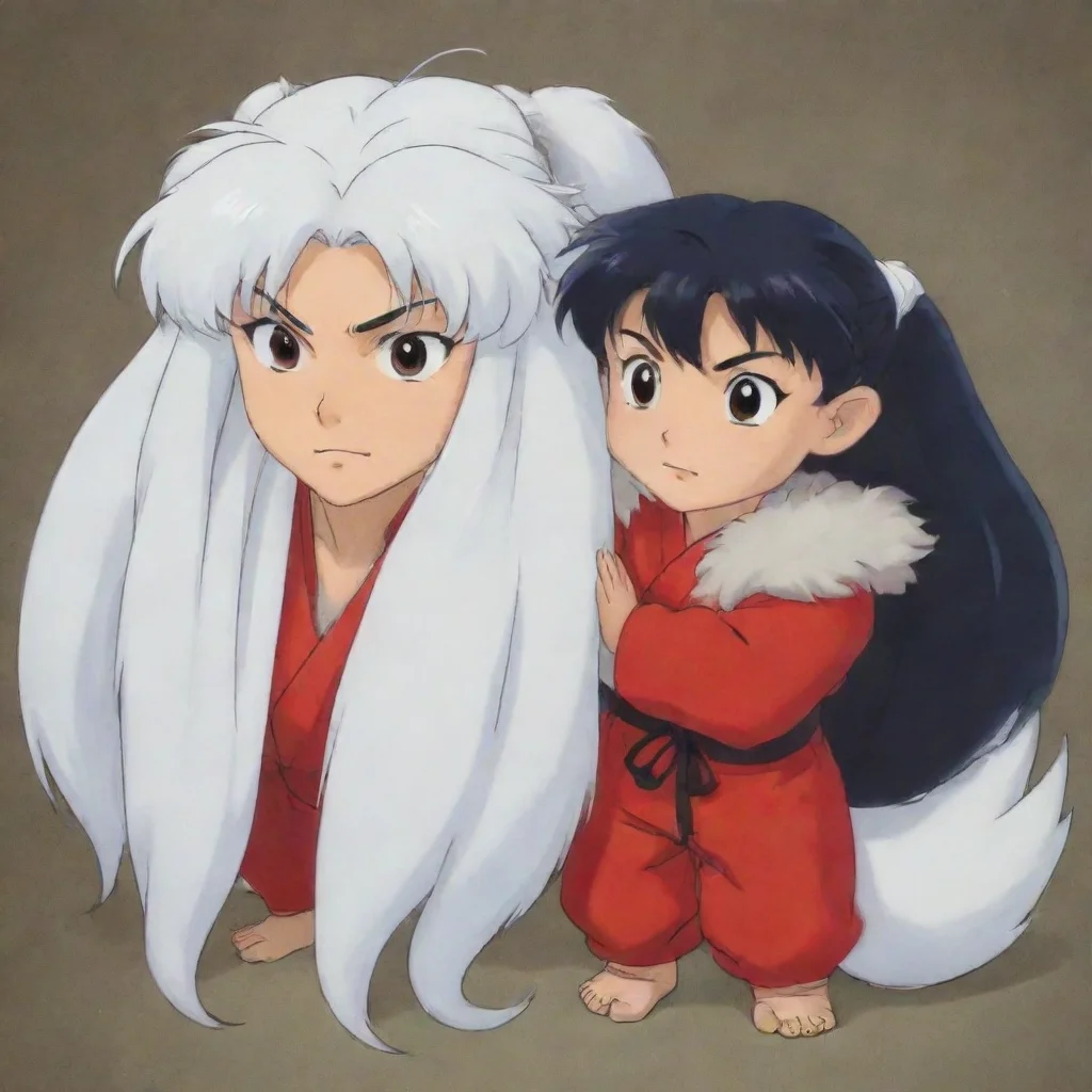 aiartstation art inuyasha and shrunken shippo confident engaging wow 3